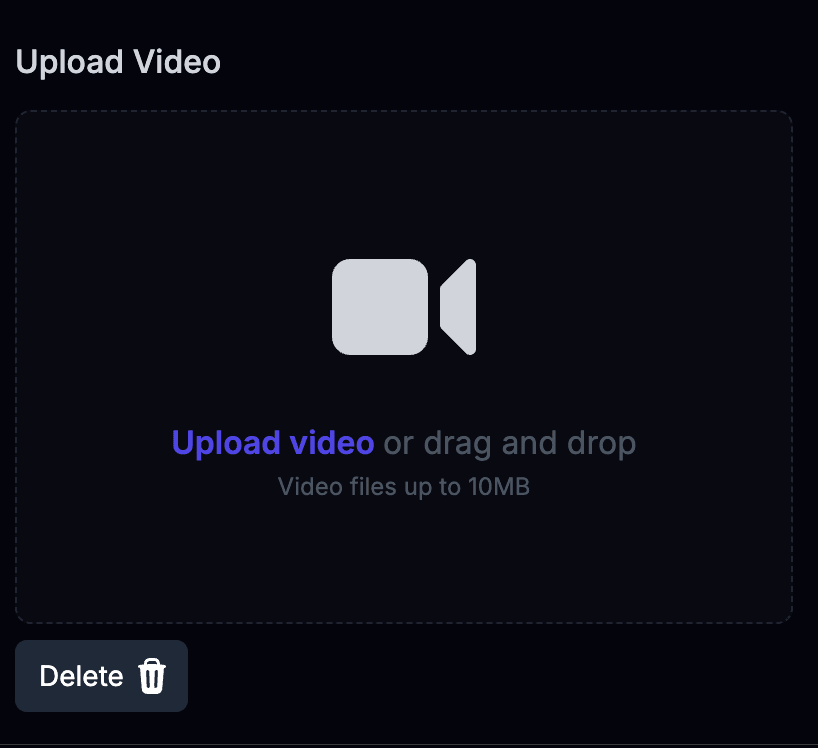 AI Face Swap Step 2: Upload your video